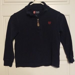 Chaps blue pullover sweater
